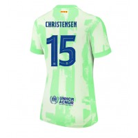 Barcelona Andreas Christensen #15 Tretí Ženy futbalový dres 2024-25 Krátky Rukáv